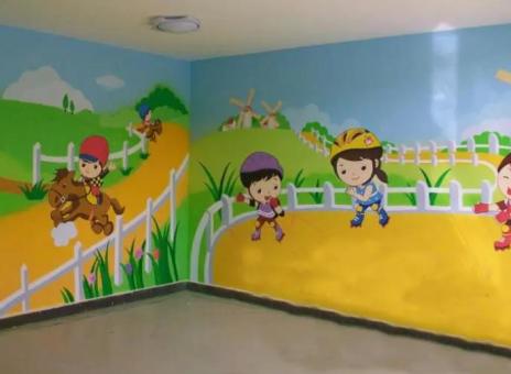 青阳幼儿园墙体彩绘制作流程及注意事项